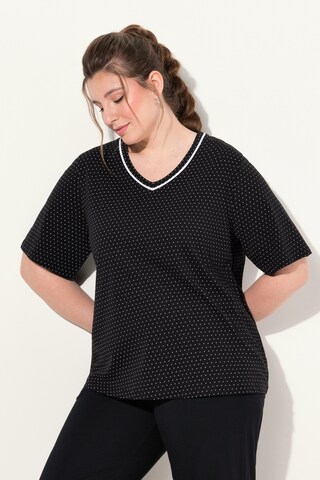 Ulla Popken Pajama shirt in Black