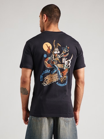 ELEMENT T-shirt 'TIMBER ON TRACK' i grå: framsida