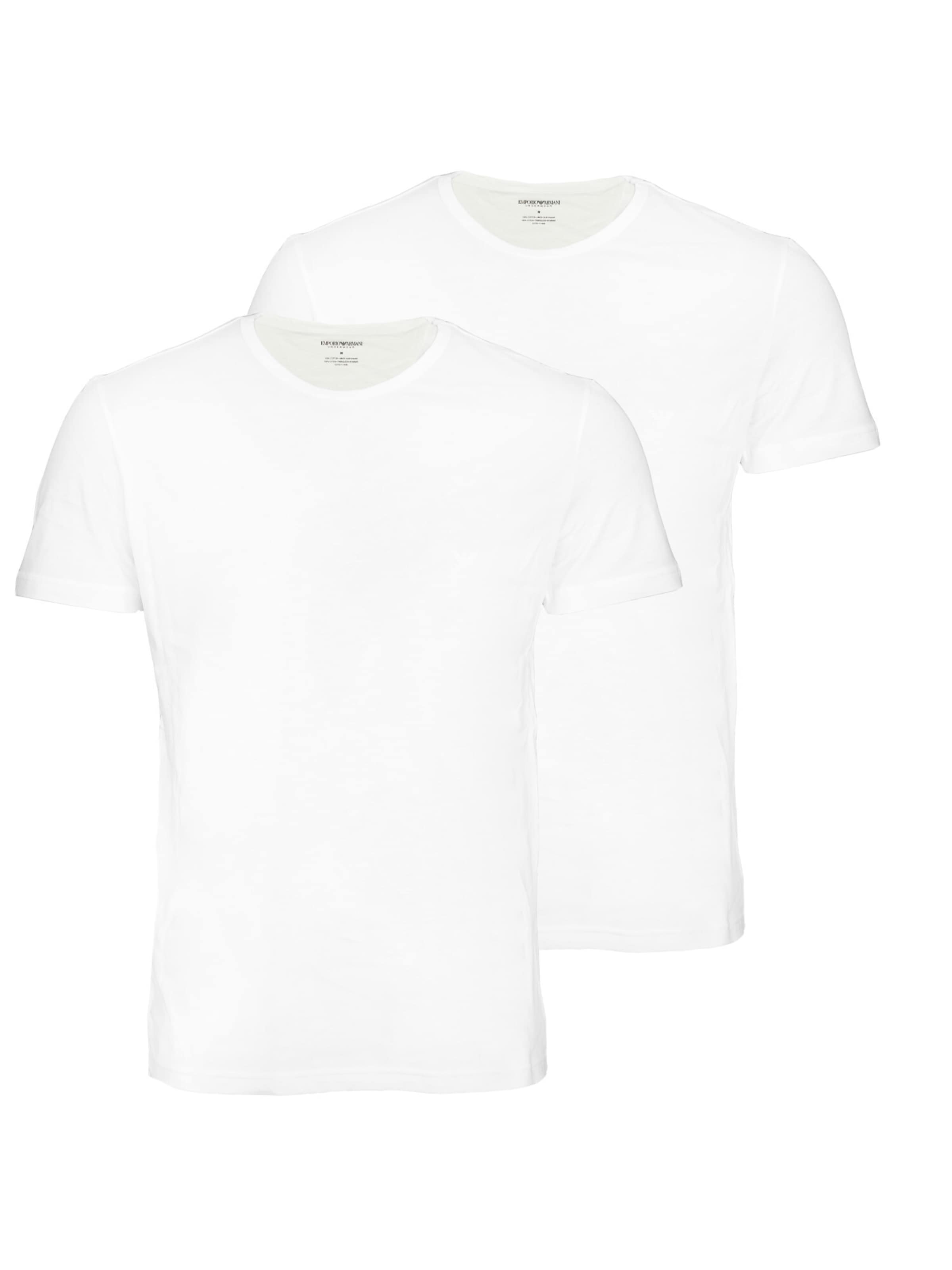 Maglietta di Emporio Armani in bianco: frontale