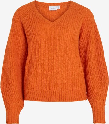 VILA Sweater 'Chinti' in Orange: front