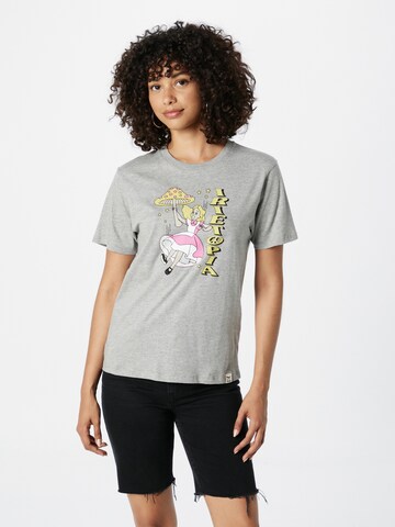 Iriedaily T-Shirt 'Alicetopia' in Grau: predná strana