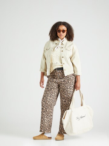 Vero Moda Curve Pullover 'VMCalexia' in Beige