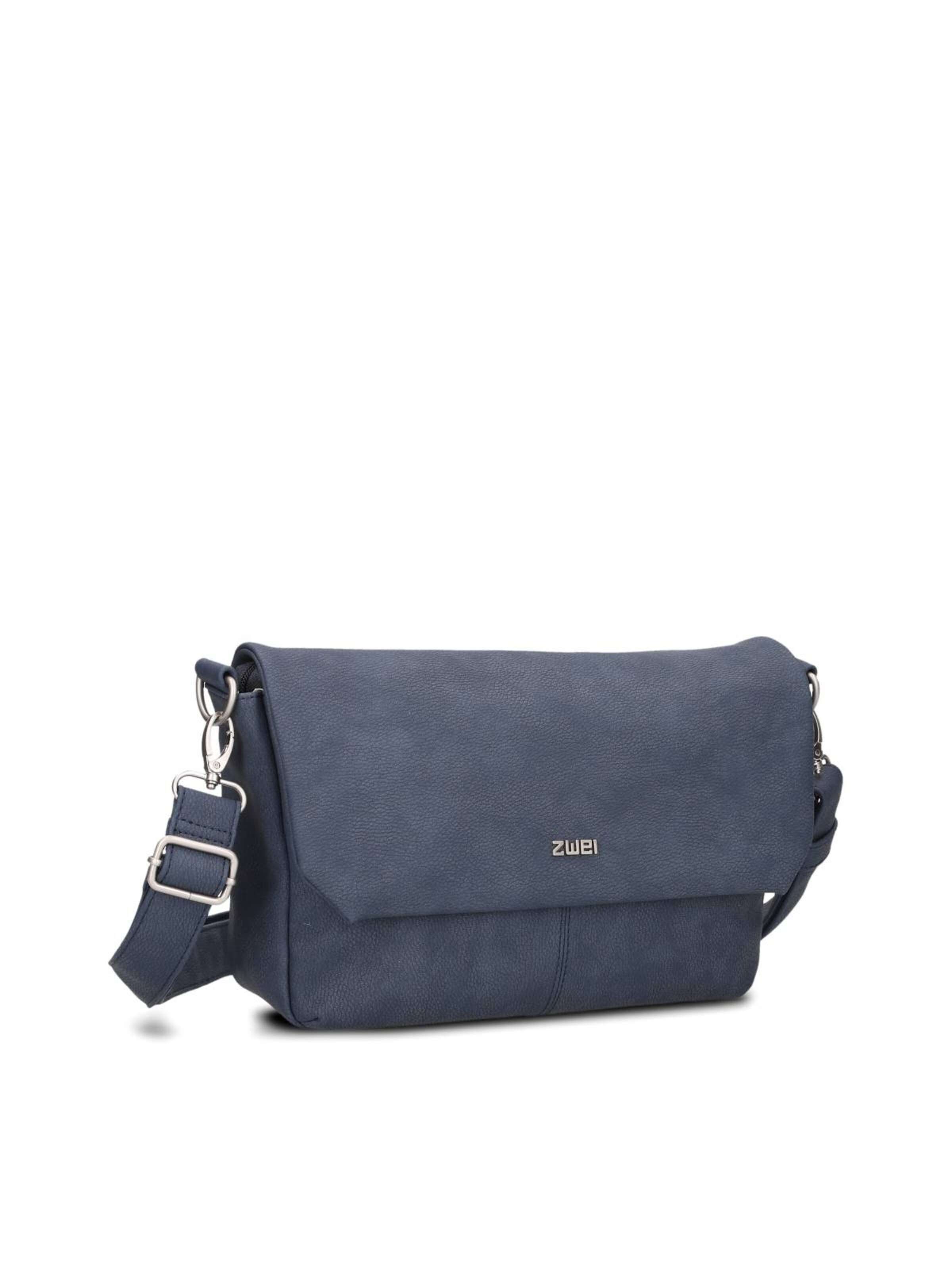 ZWEI - Bolso de mano 'MADEMOISELLE.M M60' en azul: frente