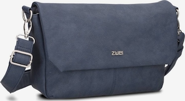 ZWEI - Bolso de mano 'MADEMOISELLE.M M60' en azul: frente