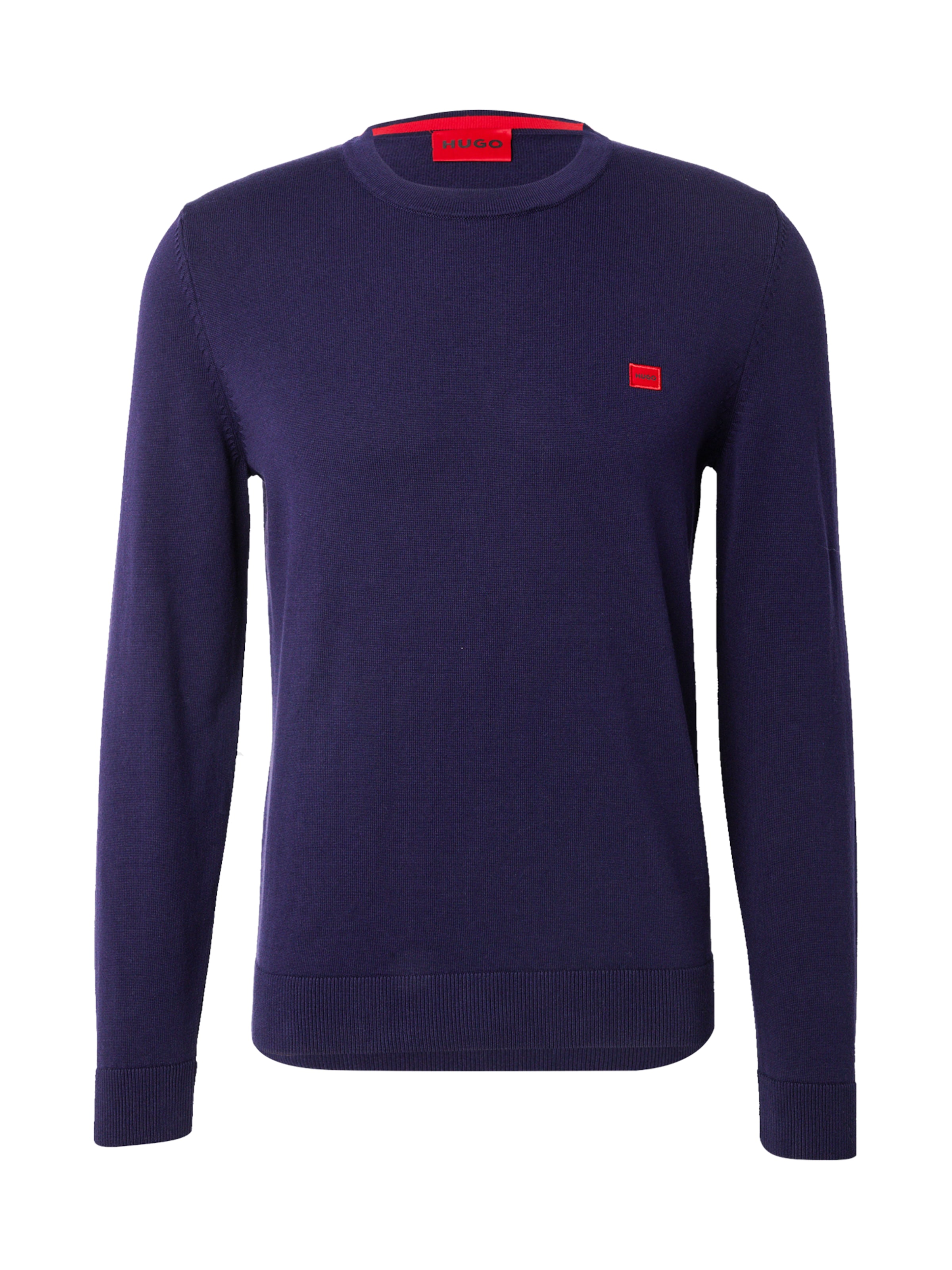 HUGO Trui &#x27;San Cassius-C1&#x27; in Blauw: voorkant