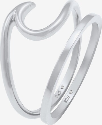 ELLI Ring in Silver: front