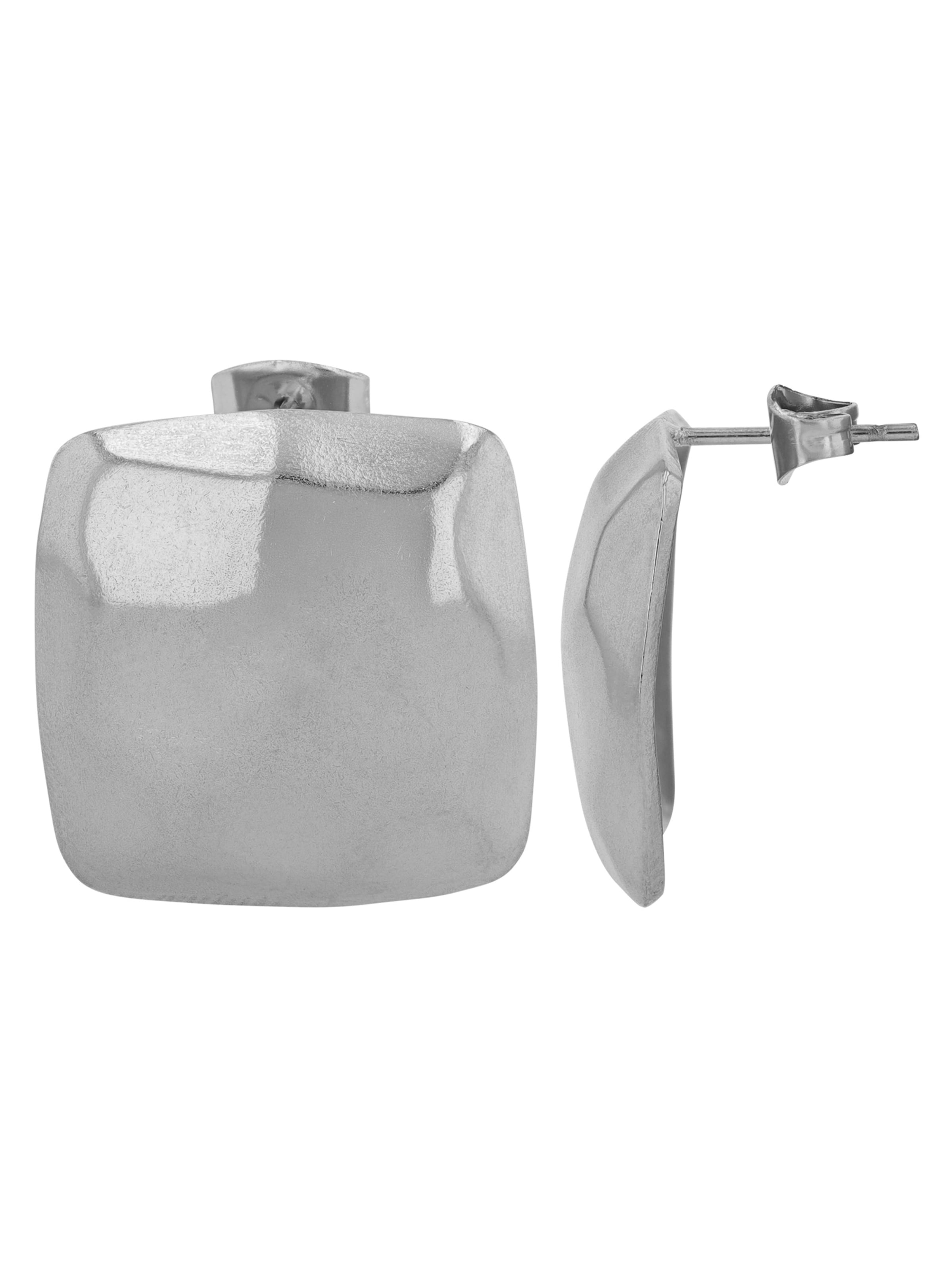 Akzent Earrings 'wasserfest' in Silver: front