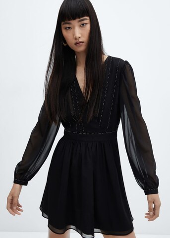 Robe 'Carrie' MANGO en noir : devant