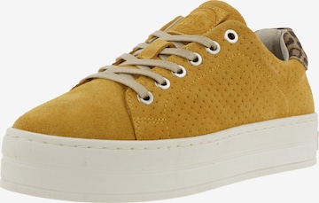 BULLBOXER Sneakers laag in Geel: voorkant