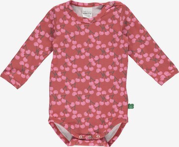 Fred's World by GREEN COTTON Romper/Bodysuit in Pink: front