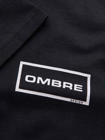 Ombre Shirt in Black