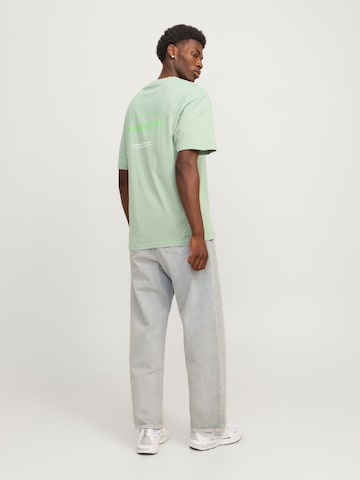 JACK & JONES Koszulka 'JJEBradley' w kolorze zielony: przód