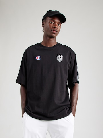 Champion Authentic Athletic Apparel Majica | črna barva: sprednja stran