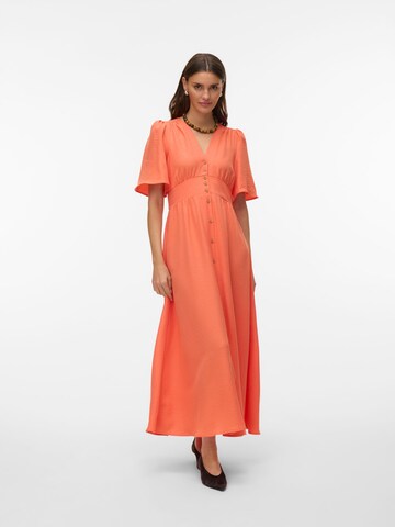 Robe 'VMMELANEY' VERO MODA en orange : devant