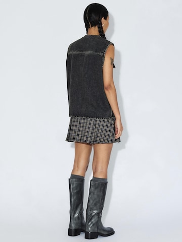 Dr. Denim Vest 'Enver Worker' in Black