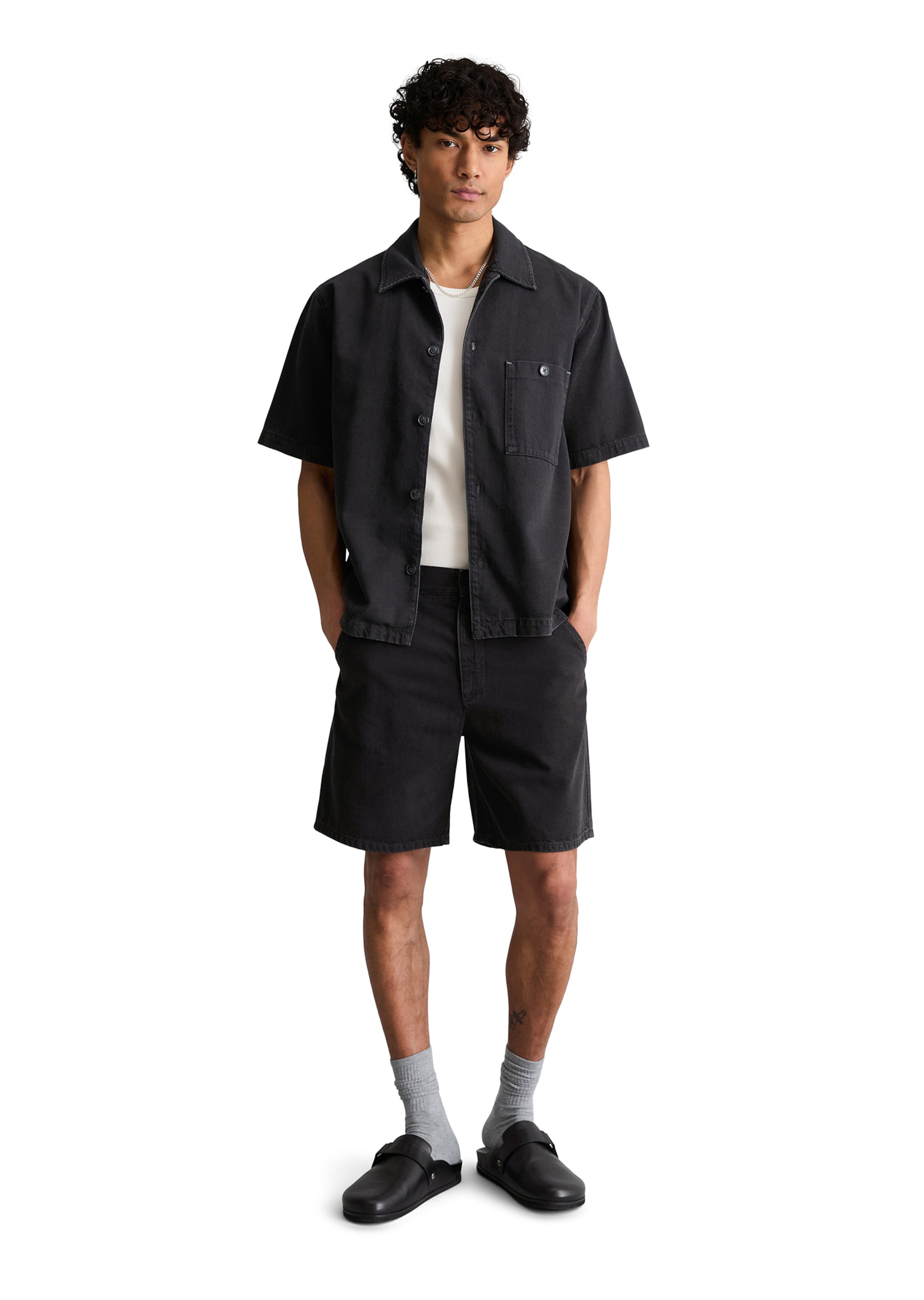 Marc O'Polo DENIM Regular fit Overhemd in Zwart