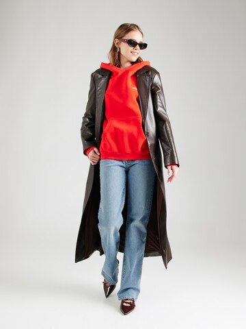Felpa 'IZUBIRD' di AMERICAN VINTAGE in rosso