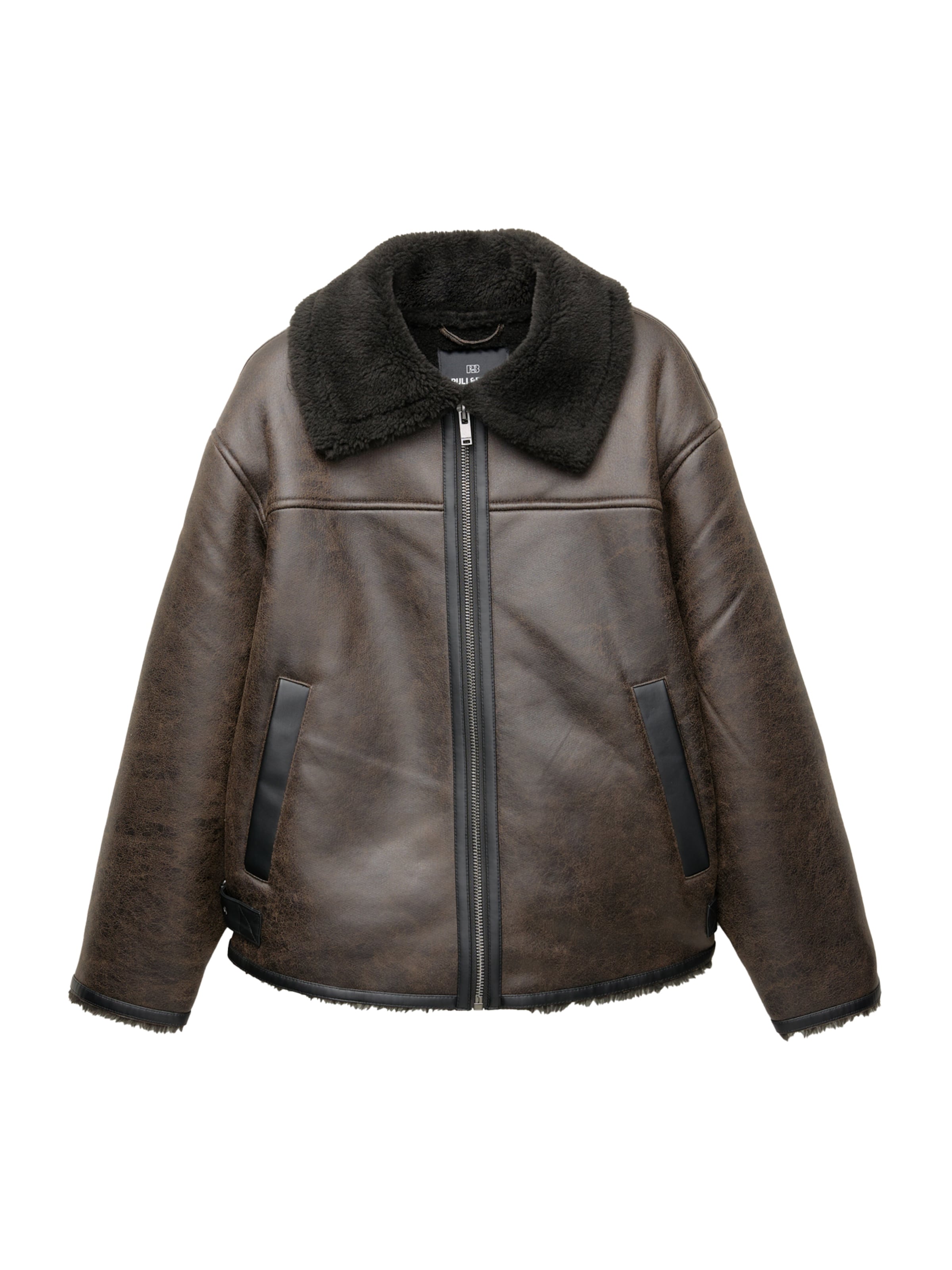 Pull&Bear Jacke in Braun: Vorderseite