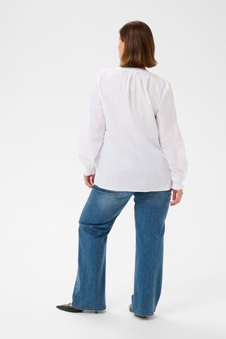 KAFFE CURVE Blouse 'KCnoelle' in White