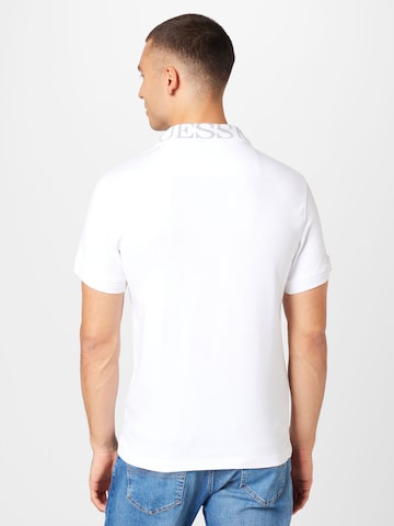 GUESS Poloshirt 'NOLAN' in Weiß