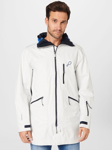 Veste outdoor PYUA en blanc : devant