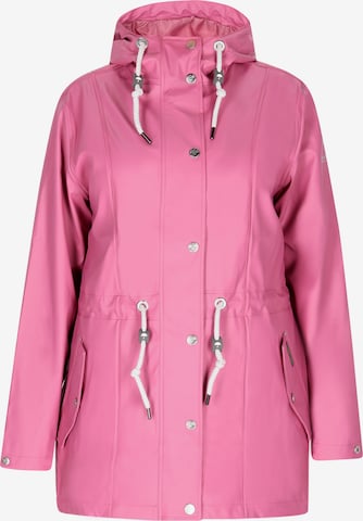 Schmuddelwedda Välikausitakki värissä vaaleanpunainen: etupuoli