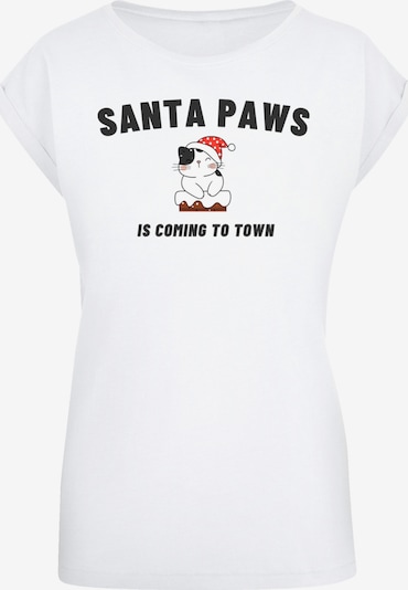 F4NT4STIC Shirt 'Santa Paws Christmas Cat' in mischfarben, Produktansicht
