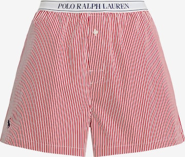 Pantalon de pyjama ' Boxer ' Polo Ralph Lauren en rouge : devant