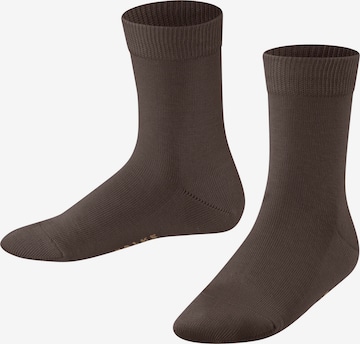 FALKE Socks 'Family' in Brown: front