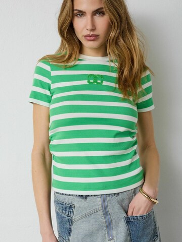 Top ' GrannyCC ' di co'couture in verde: frontale