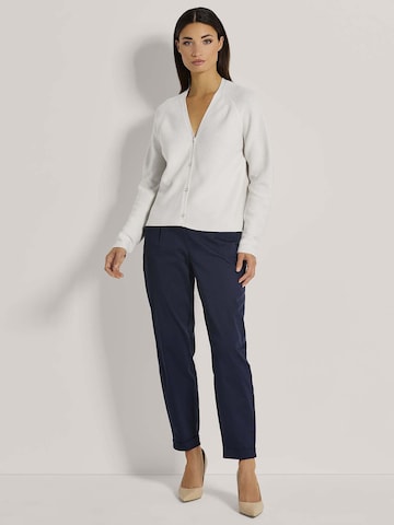 MADELEINE Gebreid vest in Wit