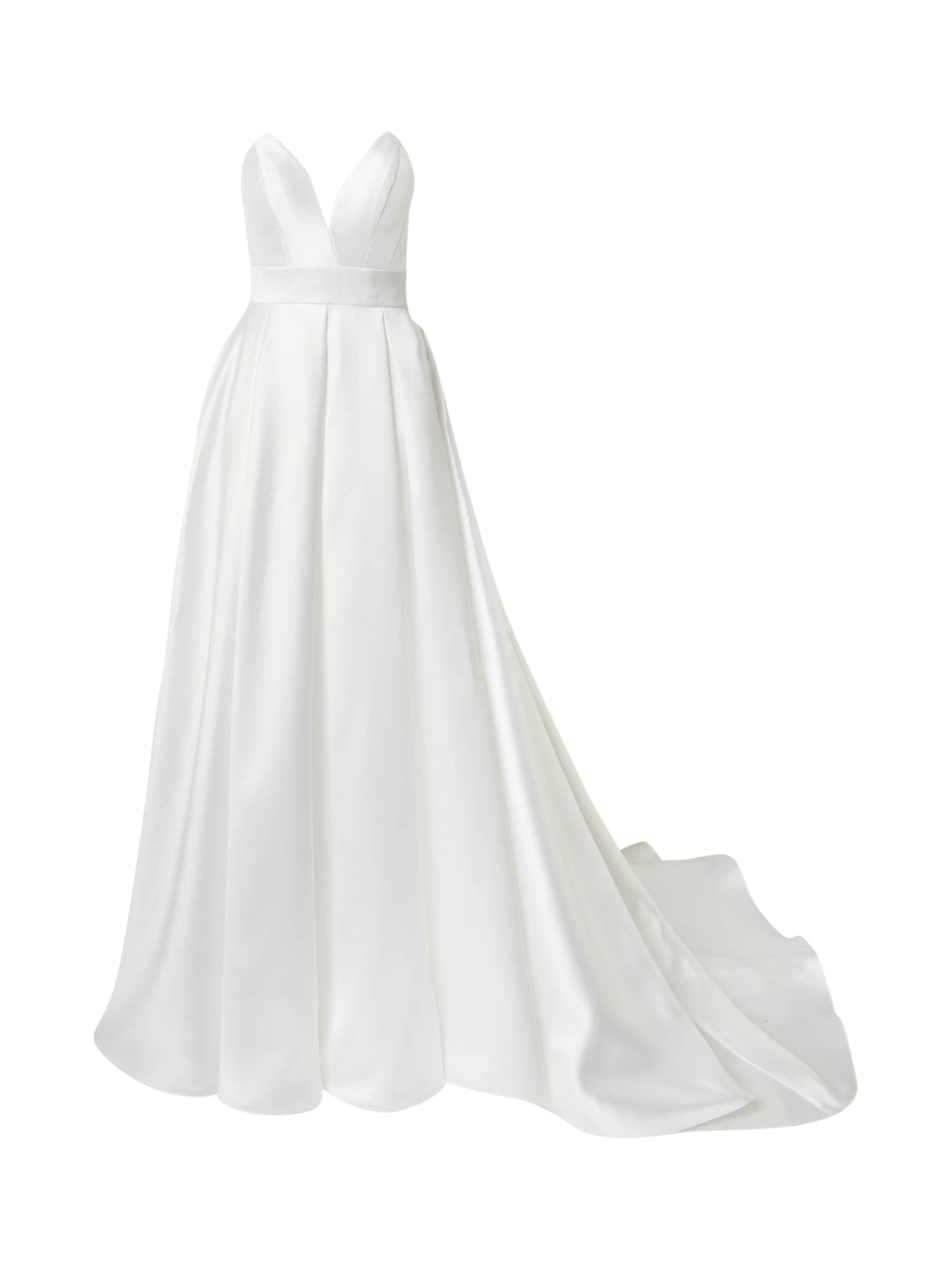 MAGIC BRIDE Suknia wieczorowa w kolorze biały: przód