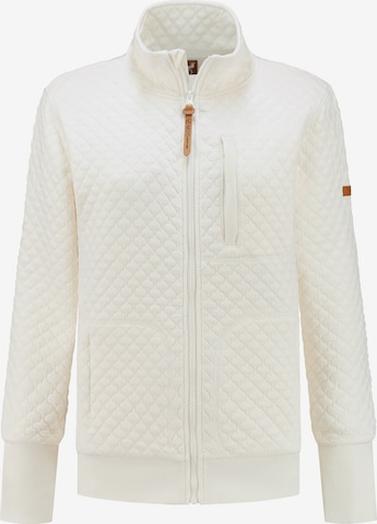 MGO Knit Cardigan 'Fara' in White: front