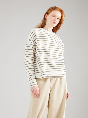 PIECES Sweatshirt 'Chilli' in Weiß: Vorderseite