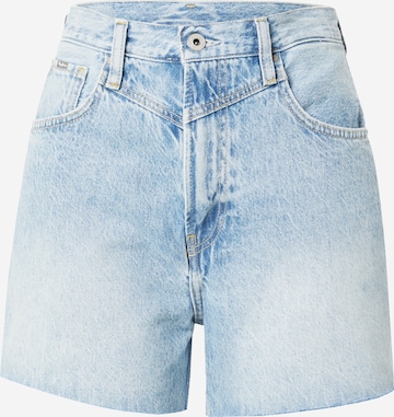 Jean 'RACHEL' Pepe Jeans en bleu : devant