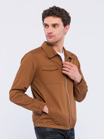 Basics and More Between-Season Jacket 'Quinn' in Brown