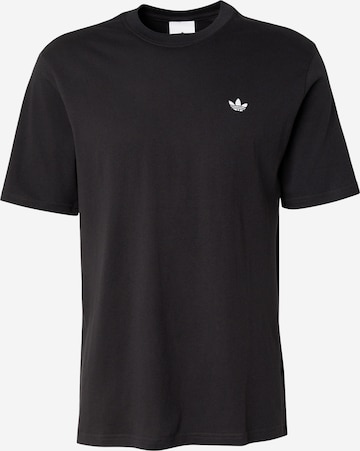 ADIDAS ORIGINALS - Camisa 'Trefoil Essentials' em preto: frente
