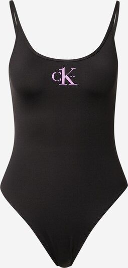 Calvin Klein Swimwear Jednodijelni kupaći kostim u ljubičasta / crna, Pregled proizvoda