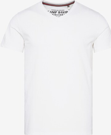 CAMP DAVID Shirt in Wit: voorkant