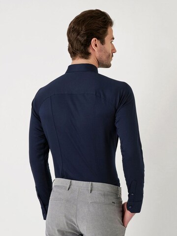 DESOTO Slim fit Button Up Shirt in Blue