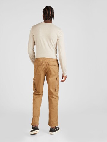 Regular Pantalon cargo HOLLISTER en marron