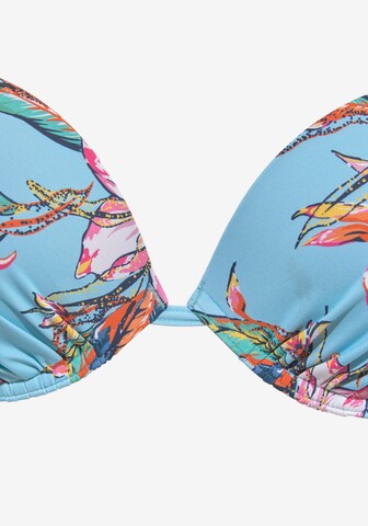LASCANA - Push-up Top de bikini 'Malia' en azul