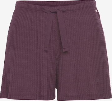 s.Oliver - Calças de pijama em roxo: frente