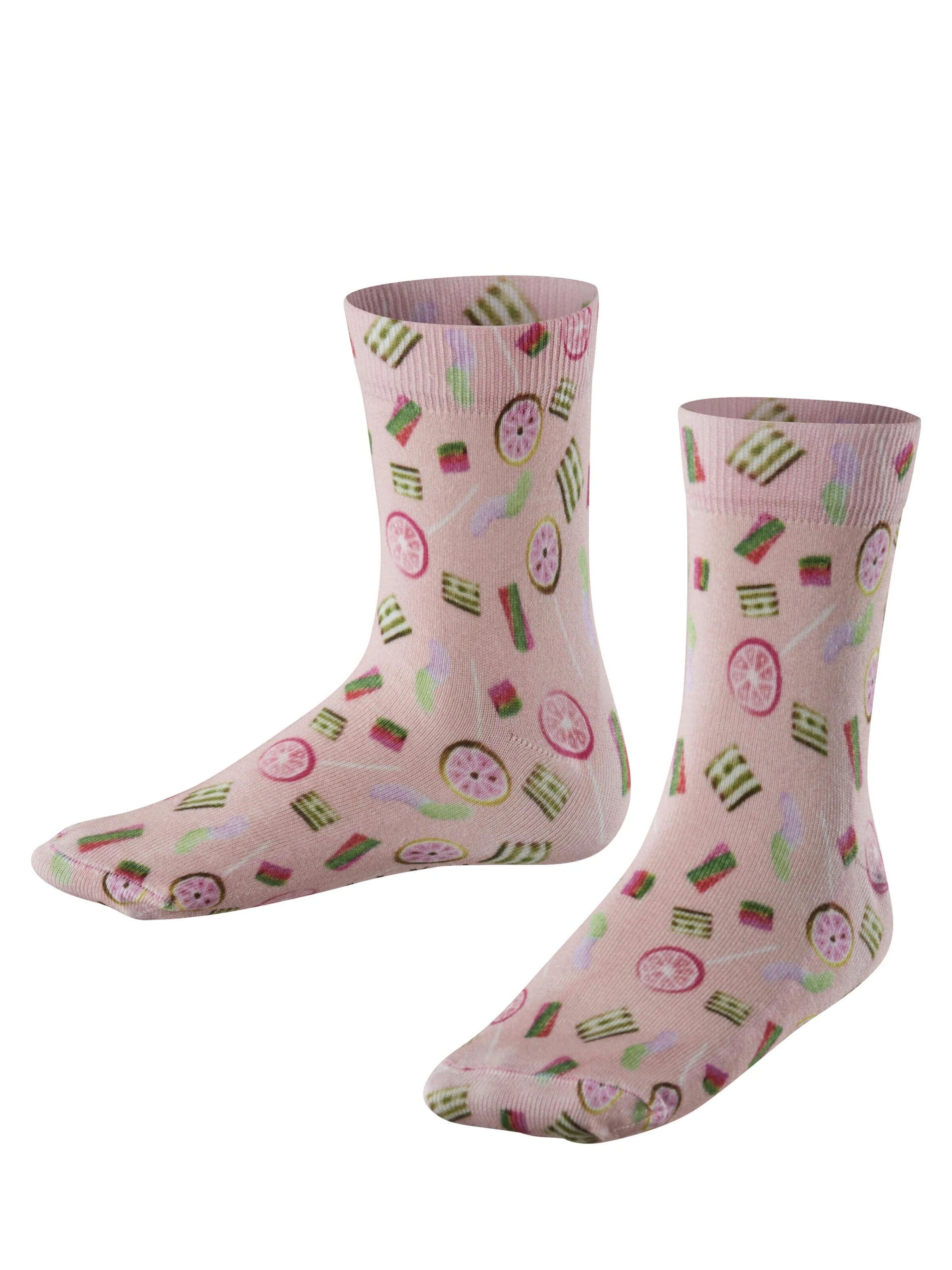 FALKE Socks in Pink: front