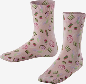 FALKE Socks in Pink: front