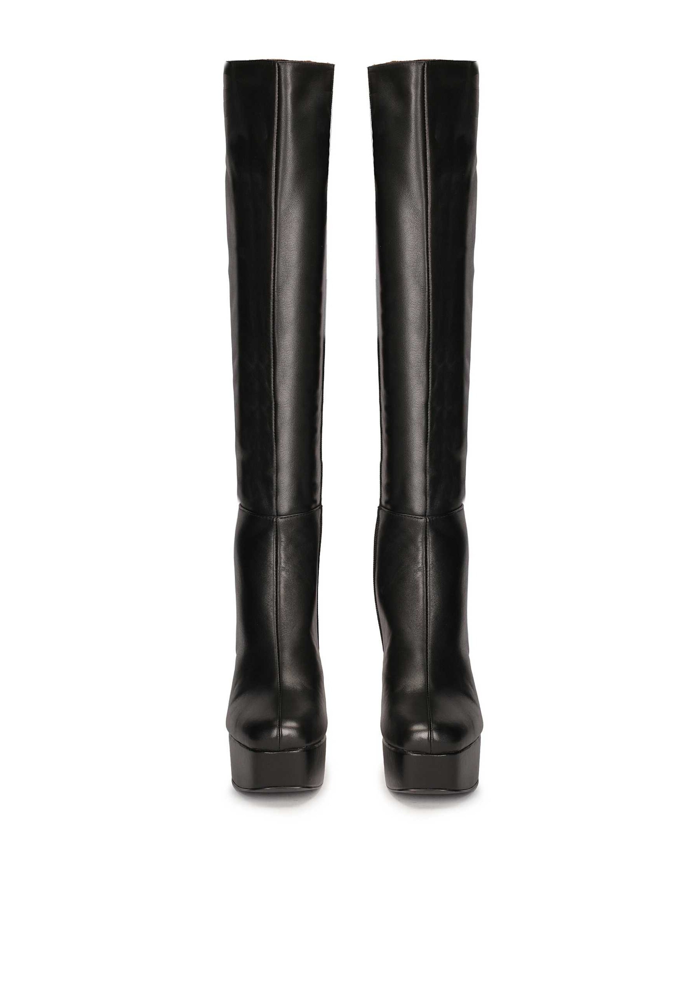 Overknee di Kazar Studio in nero