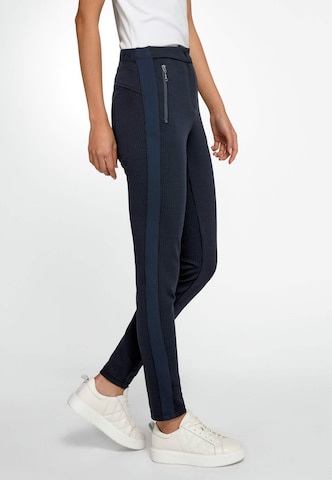 Regular Pantalon Basler en bleu