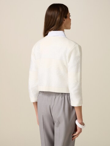 oltre Gebreid vest in Wit