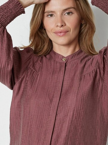 Chemisier 'Tassy' co'couture en violet