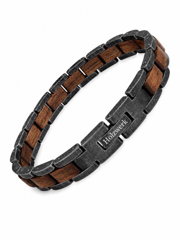 Holzwerk - Pulsera 'WALDSEE' en marrón: frente